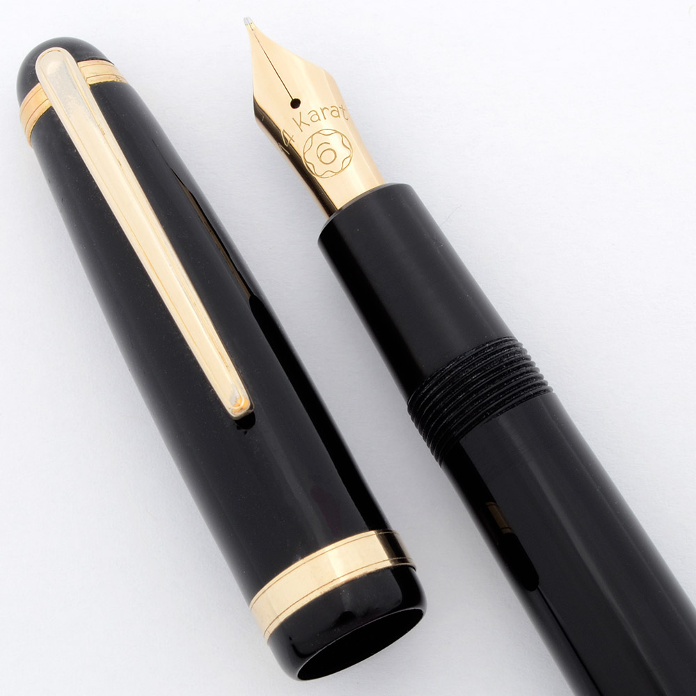 Montblanc 216 Fountain Pen (Denmark, 1955-9) - Black w/GT, Button